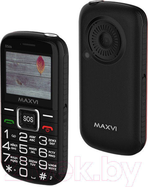 Изображение товара Мобильный телефон Maxvi B5ds (черный)