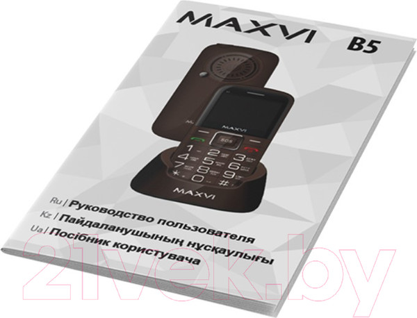 Изображение товара Мобильный телефон Maxvi B5ds (синий)