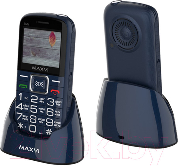 Изображение товара Мобильный телефон Maxvi B5ds (синий)