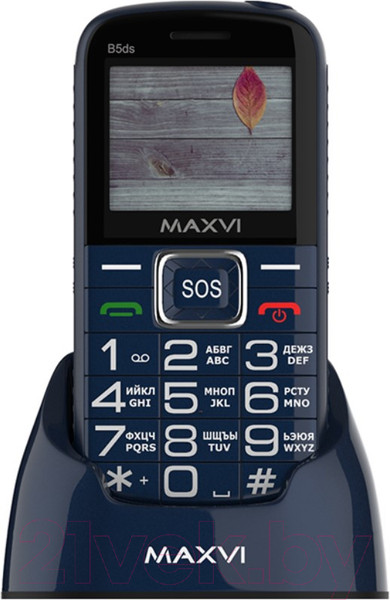 Изображение товара Мобильный телефон Maxvi B5ds (синий)