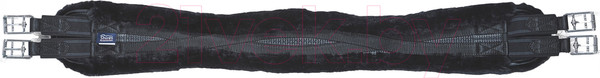Изображение товара Подпруга для лошади Arma SupaFleece Contour с резинками 463/BLACK/46 (черный)