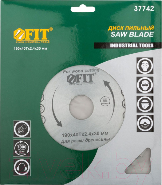 Изображение товара Пильный диск FIT Для циркулярных пил по дереву / 37742