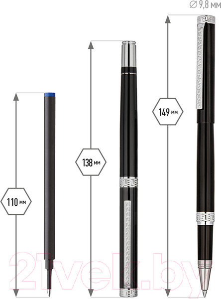 Изображение товара Ручка-роллер имиджевая Delucci Classico / CPs_62029 (черный)