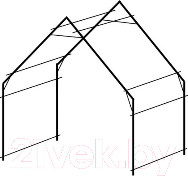 Изображение товара Секция для теплицы Садовод Кантри (2м, без поликарбоната)