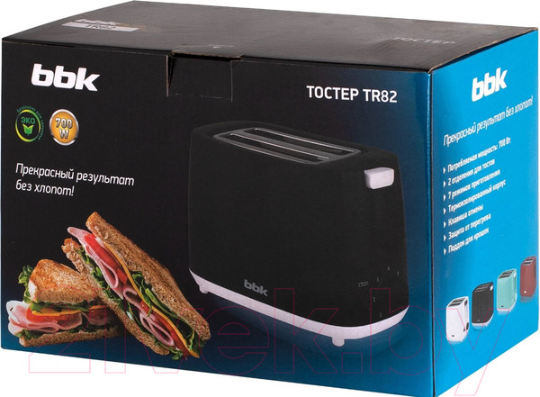 Изображение товара Тостер BBK TR82 (красный)