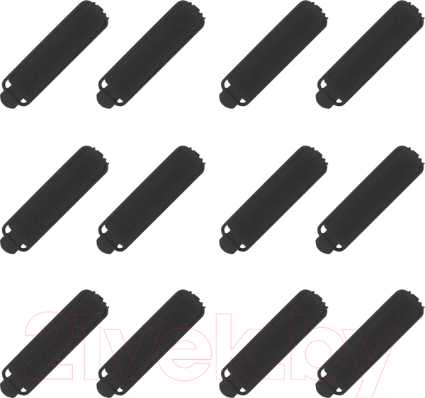 Изображение товара Бигуди Dewal R-FMR-5Black маленькие (12шт)