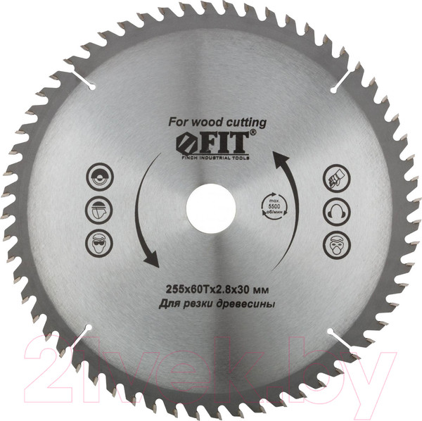 Изображение товара Пильный диск FIT Для циркулярных пил по дереву / 37760