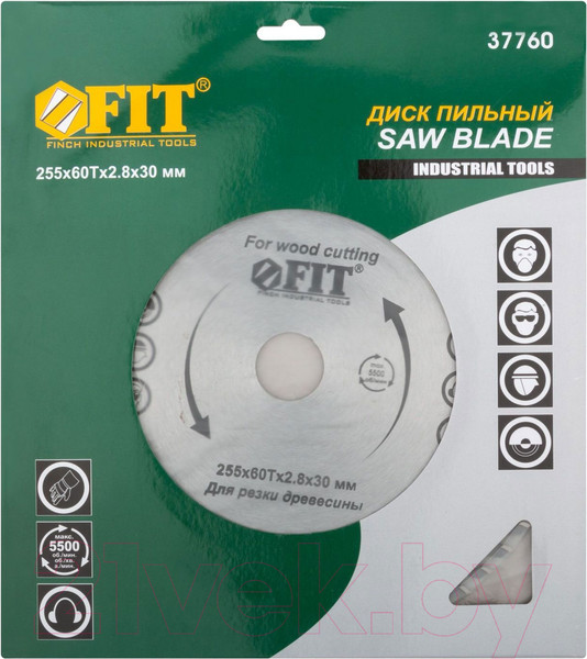 Изображение товара Пильный диск FIT Для циркулярных пил по дереву / 37760