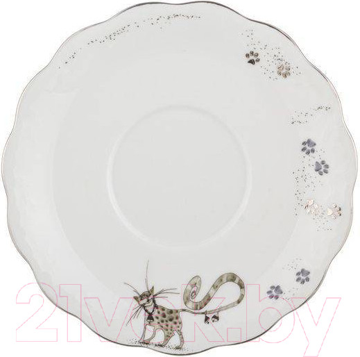 Изображение товара Чашка с блюдцем Lefard Котики / 264-672