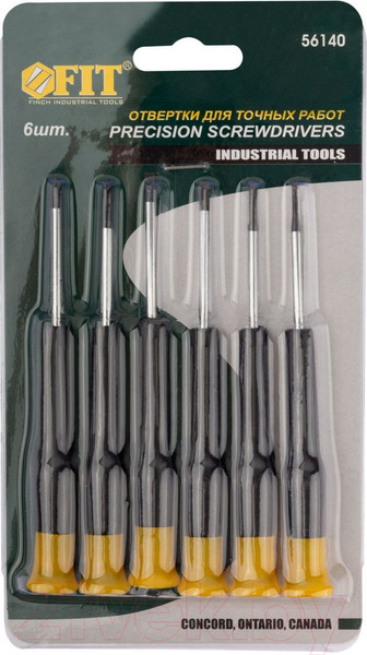 Изображение товара Набор отверток FIT Для точных работ 120мм / 56140