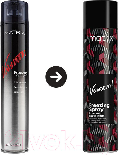 Изображение товара Лак для укладки волос MATRIX Vavoom Freezing Spray Extra Hold (500мл)