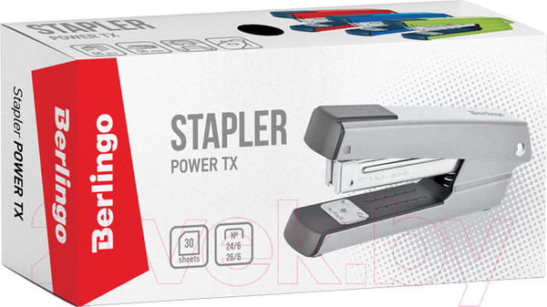 Изображение товара Степлер Berlingo Power TX / KSn_30124 (синий)