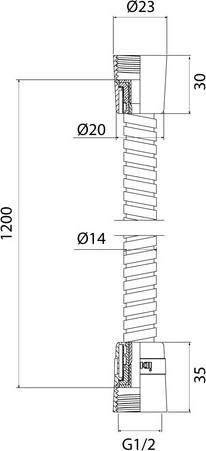 Изображение товара Душевой шланг IDDIS Home A5021112