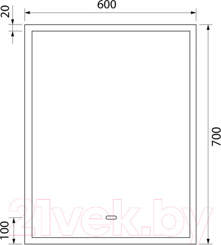Изображение товара Зеркало IDDIS Slide SLI6000i98