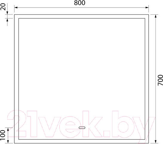 Изображение товара Зеркало IDDIS Slide SLI8000i98