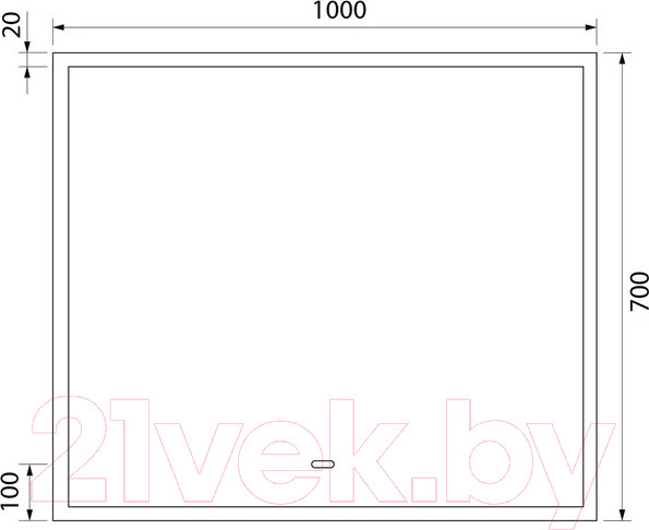 Изображение товара Зеркало IDDIS Slide SLI1000i98
