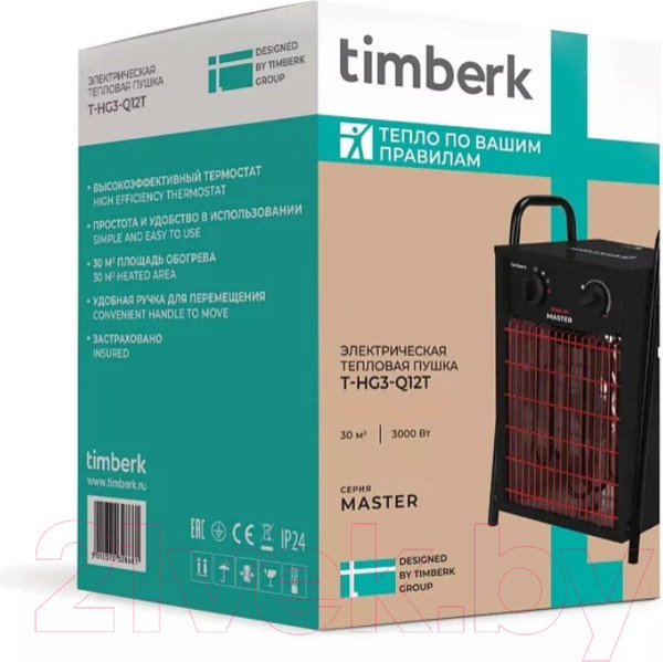 Изображение товара Тепловая пушка электрическая Timberk T-HG5-Q12T
