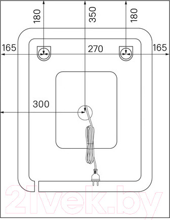 Изображение товара Зеркало IDDIS Zodiac ZOD60T0i98 (с подсветкой)