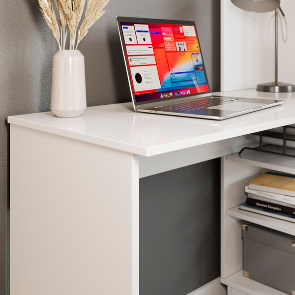 Изображение товара Компьютерный стол ТриЯ Бейсик (белый)