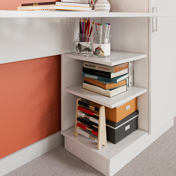 Изображение товара Компьютерный стол ТриЯ Бейсик (белый)