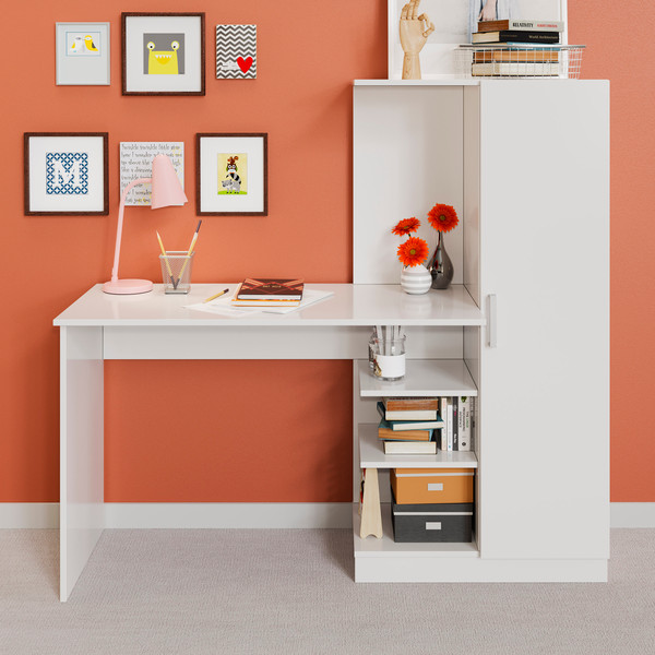 Изображение товара Компьютерный стол ТриЯ Бейсик (белый)