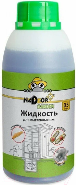 Изображение товара Биоактиватор Nadzor Для выгребной ямы и дачных туалетов / BIOWC2 (500мл)