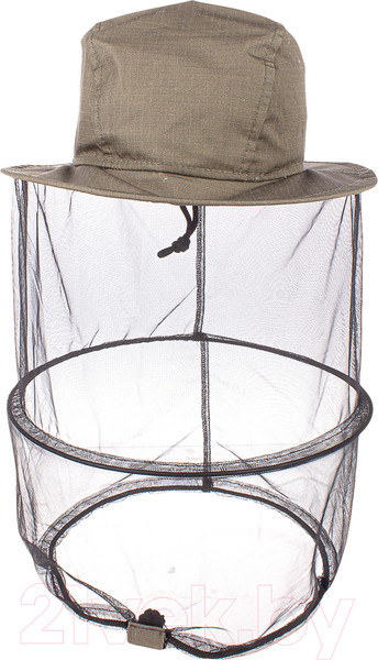 Изображение товара Накомарник для охоты и рыбалки Huntsman Антигнус Хаки Смесовая Рип Стоп / 10724 (р.60)