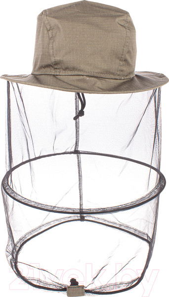 Изображение товара Накомарник для охоты и рыбалки Huntsman Антигнус Хаки Смесовая Рип Стоп / 10724 (р.60)