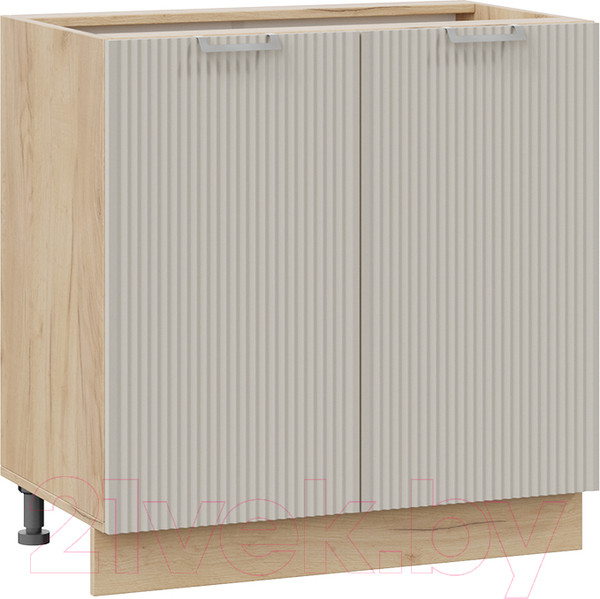 Изображение товара Шкаф-стол кухонный ТриЯ Кимберли 1Н8 (дуб крафт золотой/кремовый)