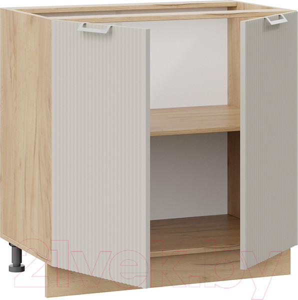 Изображение товара Шкаф-стол кухонный ТриЯ Кимберли 1Н8 (дуб крафт золотой/кремовый)