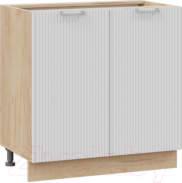 Изображение товара Шкаф-стол кухонный ТриЯ Кимберли 1Н8 (дуб крафт золотой/сноу)