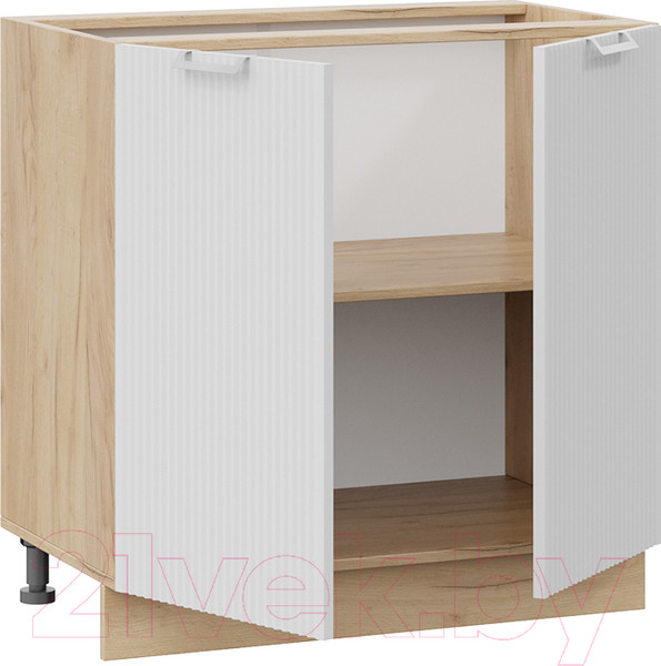 Изображение товара Шкаф-стол кухонный ТриЯ Кимберли 1Н8 (дуб крафт золотой/сноу)