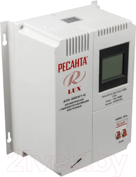 Изображение товара Стабилизатор напряжения Ресанта АСН-3000Н/1-Ц (63/6/21)