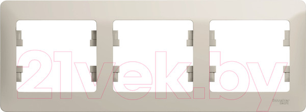 Изображение товара Рамка для выключателей и розеток Systeme (Schneider) Electric Glossa GSL000903