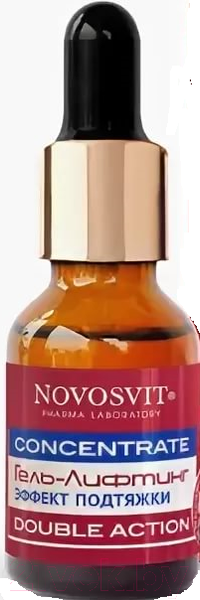 Изображение товара Гель для лица Novosvit Concentrate Double Action лифтинг эффект подтяжки (25мл)