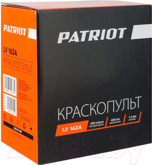Изображение товара Пневматический краскопульт PATRIOT LV 162A