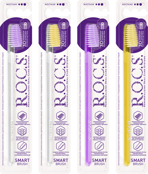 Изображение товара Зубная щетка R.O.C.S. Классическая жесткая