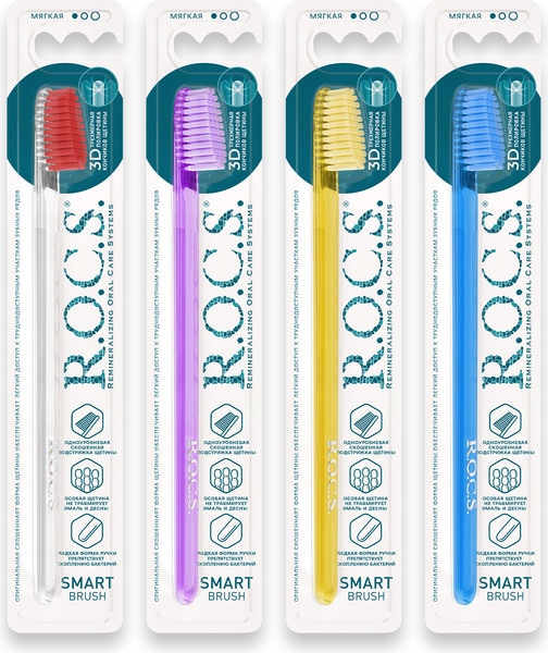 Изображение товара Зубная щетка R.O.C.S. Классическая мягкая