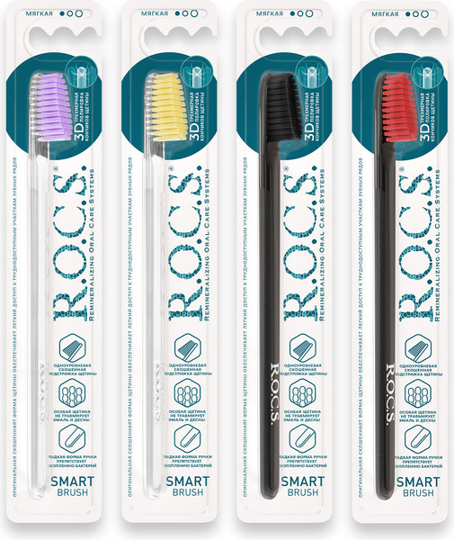 Изображение товара Зубная щетка R.O.C.S. Классическая мягкая