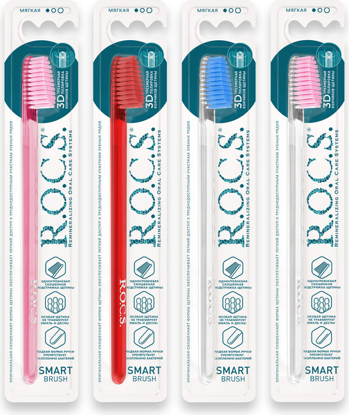 Изображение товара Зубная щетка R.O.C.S. Классическая мягкая