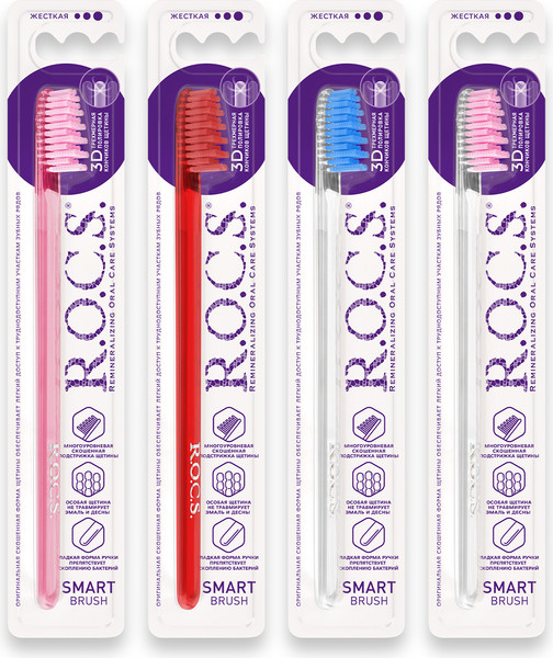 Изображение товара Зубная щетка R.O.C.S. Модельная жесткая