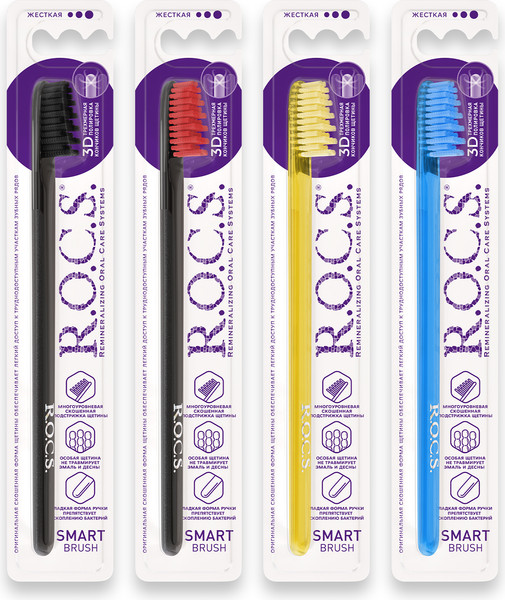 Изображение товара Зубная щетка R.O.C.S. Модельная жесткая