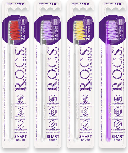 Изображение товара Зубная щетка R.O.C.S. Модельная жесткая