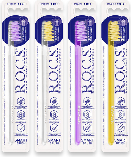 Изображение товара Зубная щетка R.O.C.S. Модельная средняя