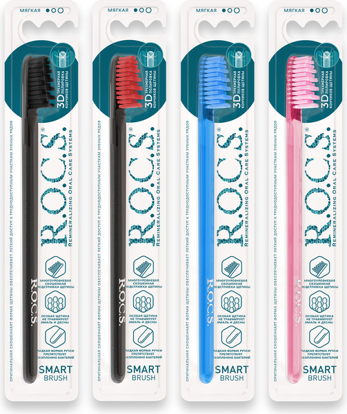 Изображение товара Зубная щетка R.O.C.S. Модельная мягкая