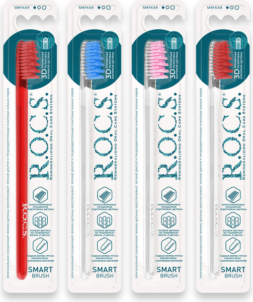 Изображение товара Зубная щетка R.O.C.S. Модельная мягкая