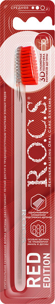 Изображение товара Зубная щетка R.O.C.S. Red Edition Classic средняя
