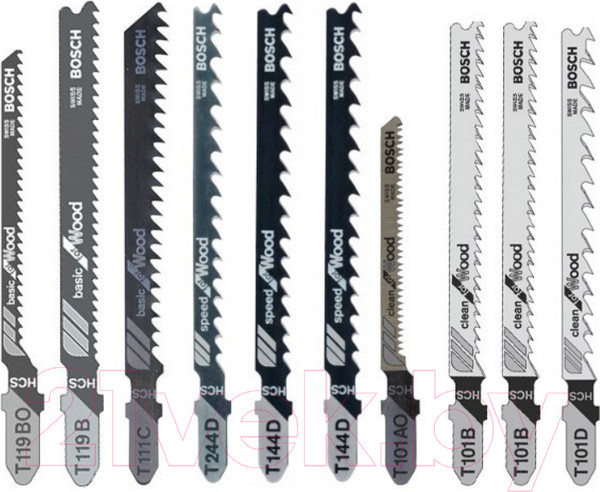 Изображение товара Набор пильных полотен Bosch 2.607.011.169