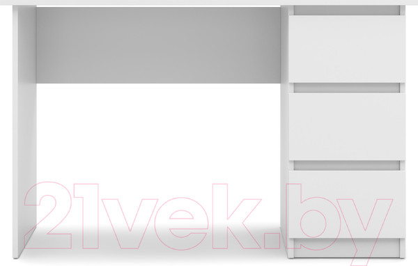 Изображение товара Письменный стол MySTAR Сноули 3я ИВ-121.13 (белый)