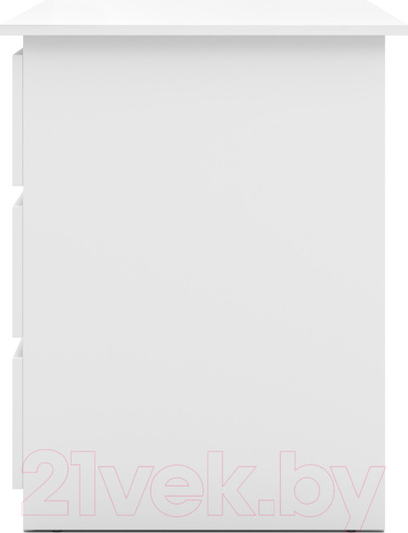 Изображение товара Письменный стол MySTAR Сноули 3я ИВ-121.13 (белый)